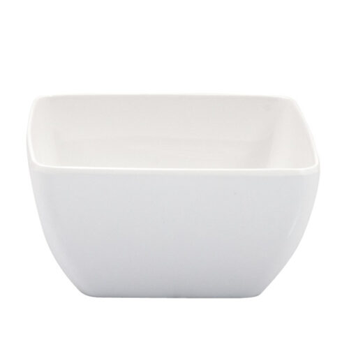 Square Bowl - Ryner Melamine - White