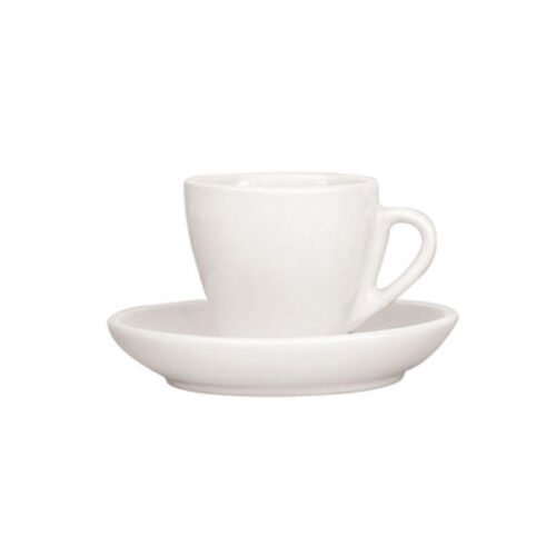 Tapered Espresso Cup & Saucer - Trenton Basics