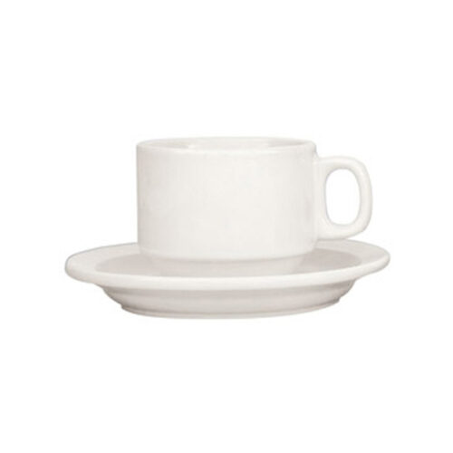 Stackable Espresso Cup & Saucer - Trenton Basics