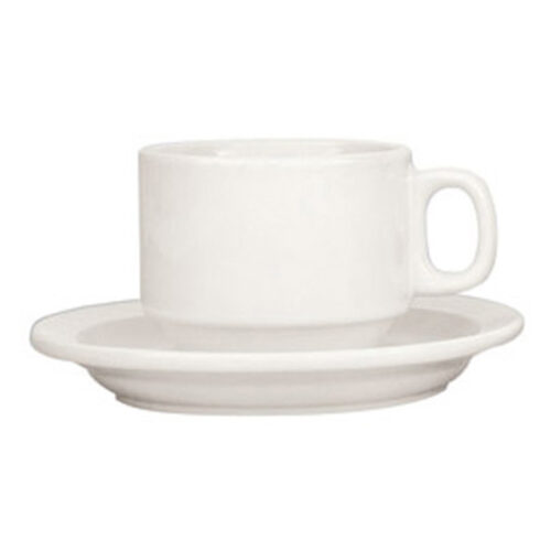 Stackable Tea / Coffee Cup & Saucer - Trenton Basics