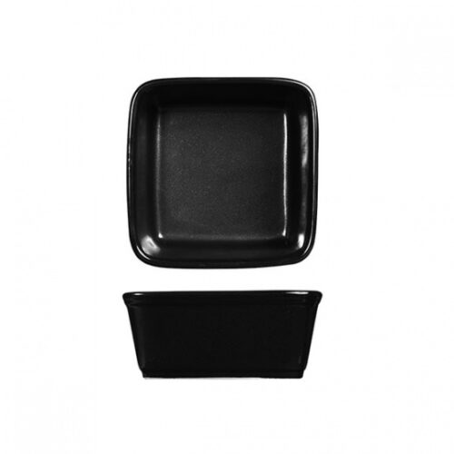 Square Tapas Dish - Art de Cuisine Rustics Simmer Black