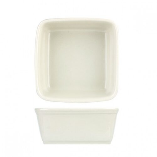 Square Tapas Dish - Art de Cuisine Rustics Simmer Cream