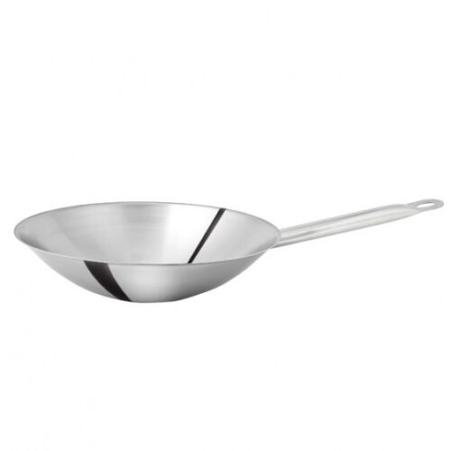 Pujadas - Wok - 18/10 Stainless Steel - Flat Bottom