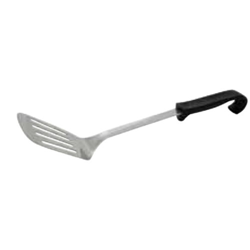 Moda - Slotted Turner - 18/10 Stainless Steel - Black Handle