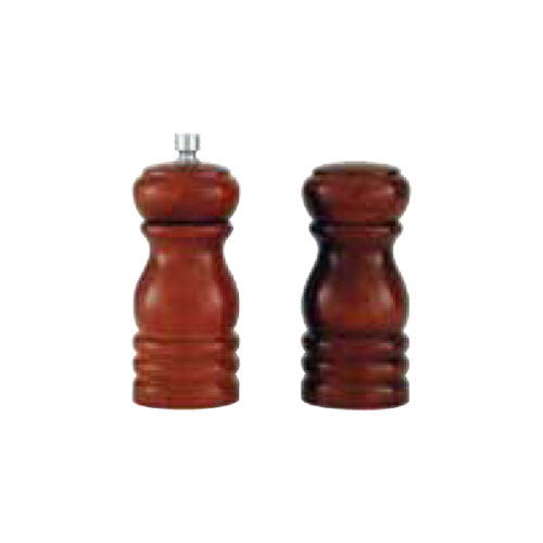 Salt Shaker & Pepper Mill Set - Dark Wood