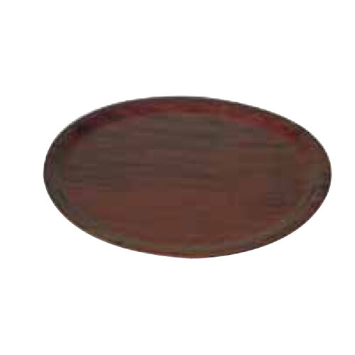 Round Wood Tray - Mahogany