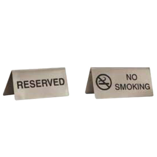 Table Signs - Stainless Steel “A” Frame