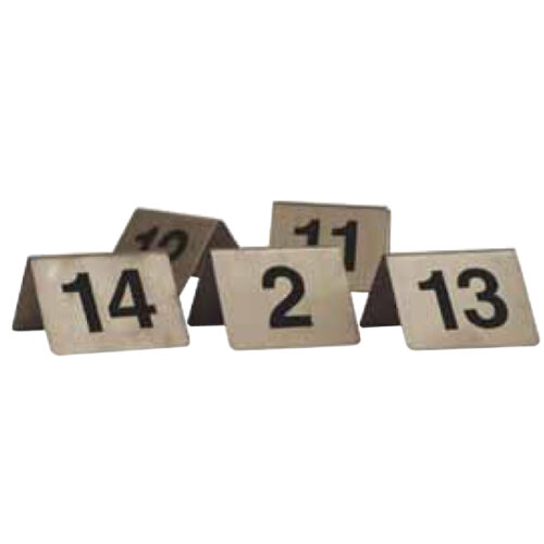 Table Numbers - Stainless Steel “A” Frame