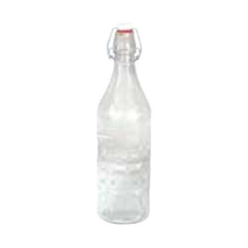 Glass Water Bottle - Panelled