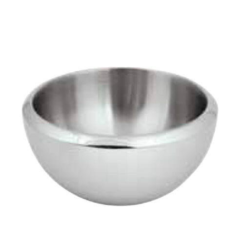 Insulated Bowl - Flat Base - 18/8 Stainless Steel