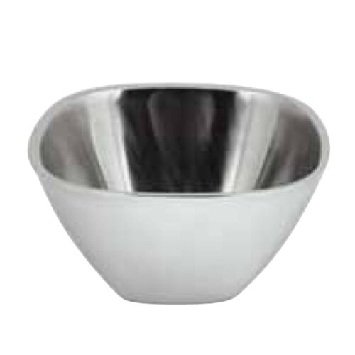 Insulated Bowl - Square - 18/8 Stainless Steel