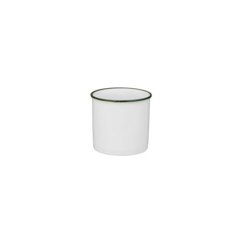 Luzerne TinTin White / Green Serving Cup