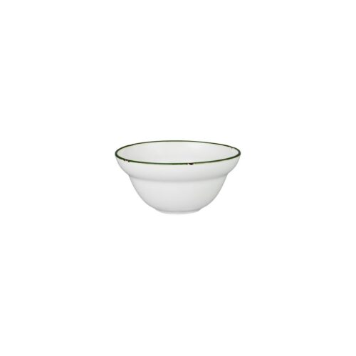 Luzerne TinTin White / Green Round Bowl