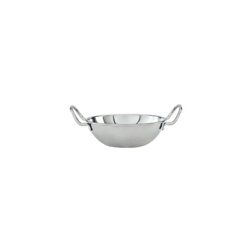 Mini Wok / Kadai Bowl - 18/8 Stainless Steel