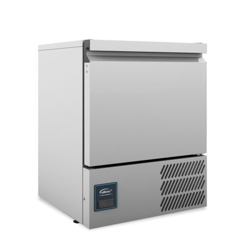 Single door stainless steel under counter freezer - 131 litre