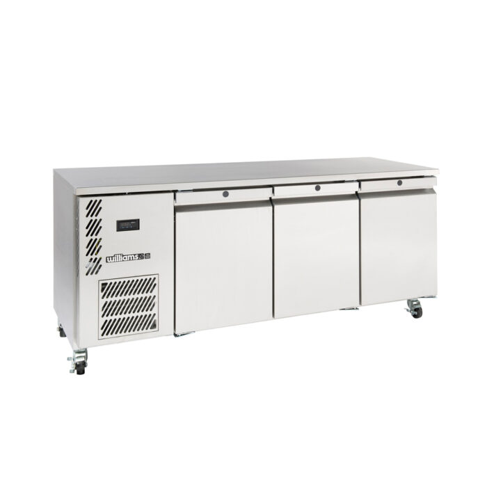 Threee Door Stainless Steel Under Counter Refrigerator - 510 litre