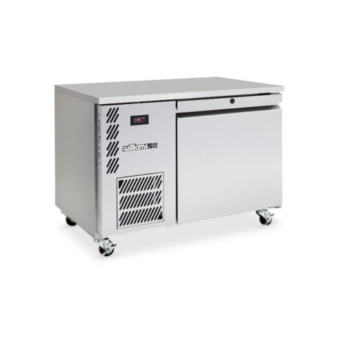 Two Door Stainless Steel Under Counter Storage Refrigerator - 610 litre