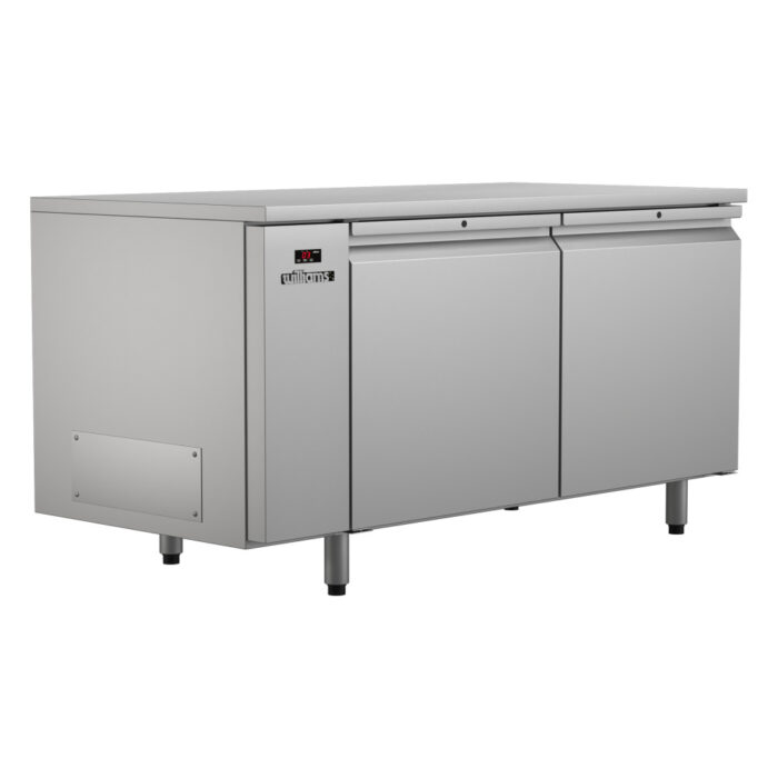 Two Door Stainless Steel Remote Under Counter Storage Freezer - 610 litre