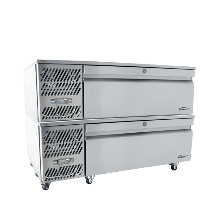 two drawer self contained variable temperture units - stacked