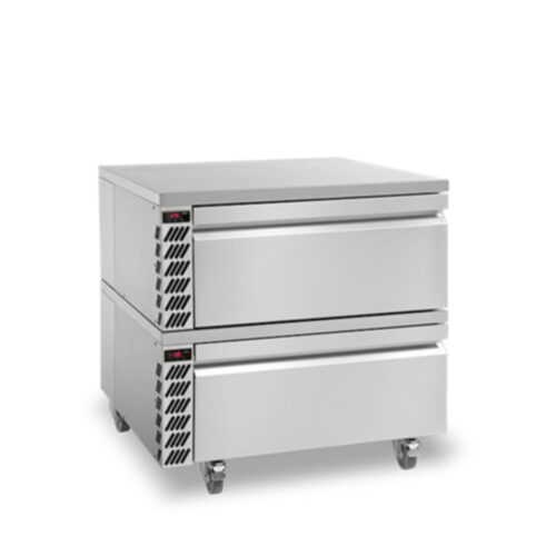 Two drawer self contained variable temperture units - stacked