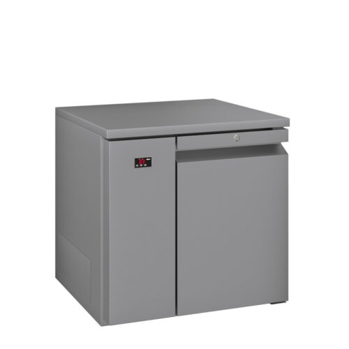 One Door Stainless Steel Remote Under Counter Storage Freezer - 190 litre