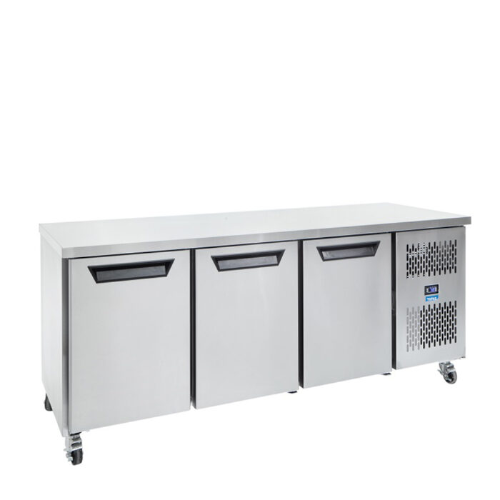 Three Door Under Counter Storage Refrigerator - 475 litre