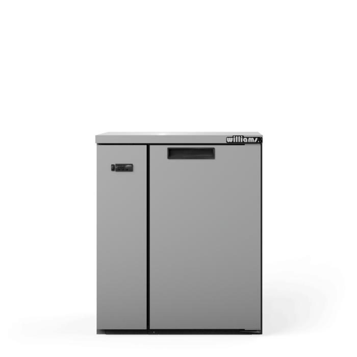 One Door Stainless Steel Remote Back Bar Counter Solid Refrigerator - 200 litre
