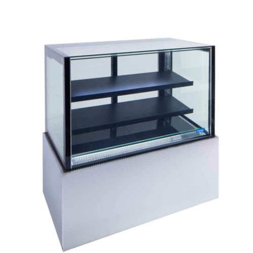 Two Tier (Plus Base) Free Standing Refrigerated Cake Display