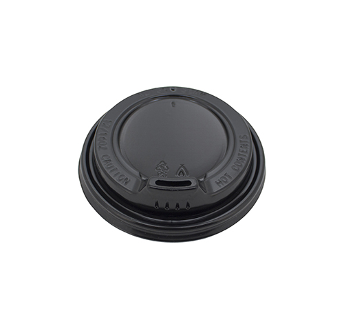 Black Hot Cup Sipper Lids