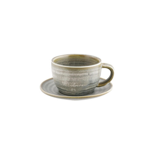 Moda Porcelain - Chic Coffee / Tea Cup & Saucer