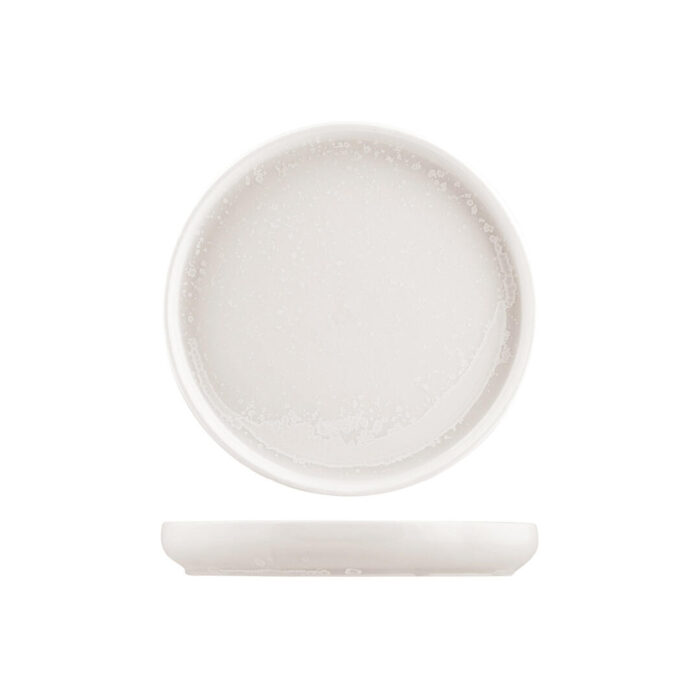 Moda Porcelain - Snow Stackable Round Plate