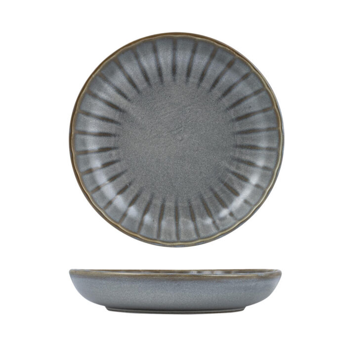 Moda Porcelain - Chic Scalloped Share Bowl