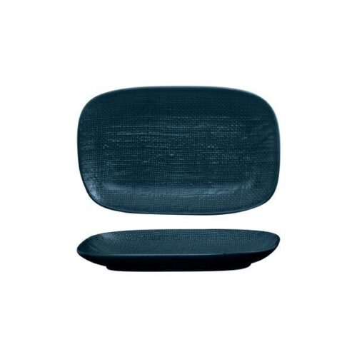 Luzerne Linen Navy Blue Oblong Plate