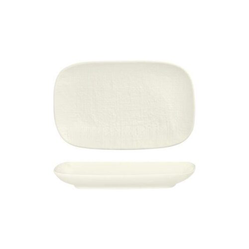 Luzerne Linen White Oblong Plate