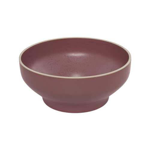 Mod Smokey Plum Round Bowl