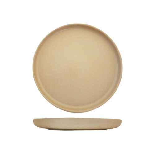 Eclipse Uno Taupe - Round Plate