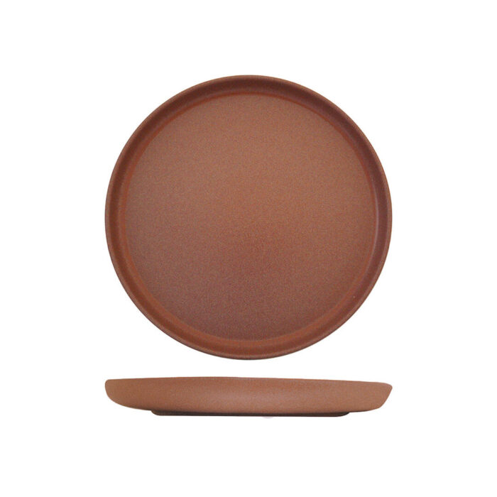 Eclipse Uno Brown - Round Plate