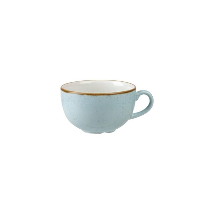 Duck Egg Cappuccino Cup & Saucer