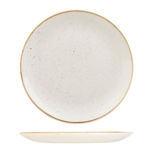 Barley White Round Coupe Plate