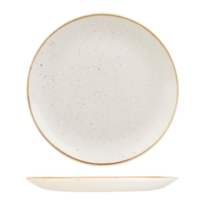 Barley White Round Coupe Plate