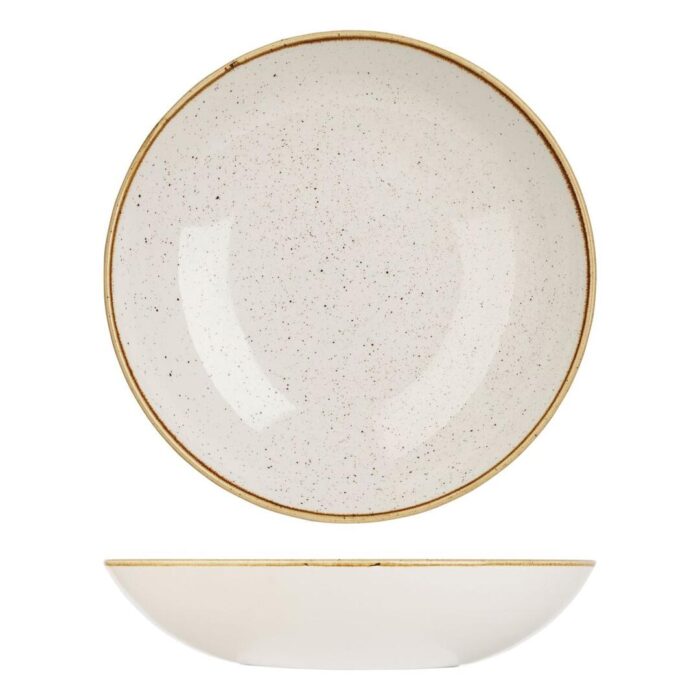 Barley White Round Coupe Bowl