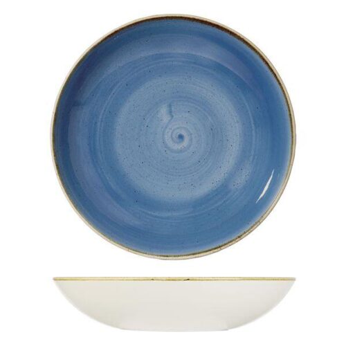 Cornflower Blue Round Coupe Bowl