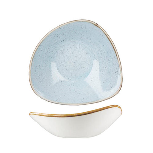 Duck Egg Triangular Bowl