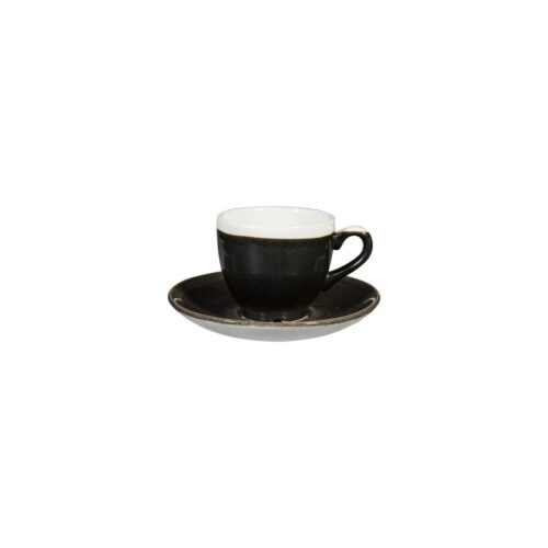 Churchill Monochrome Espresso Cup & Saucer