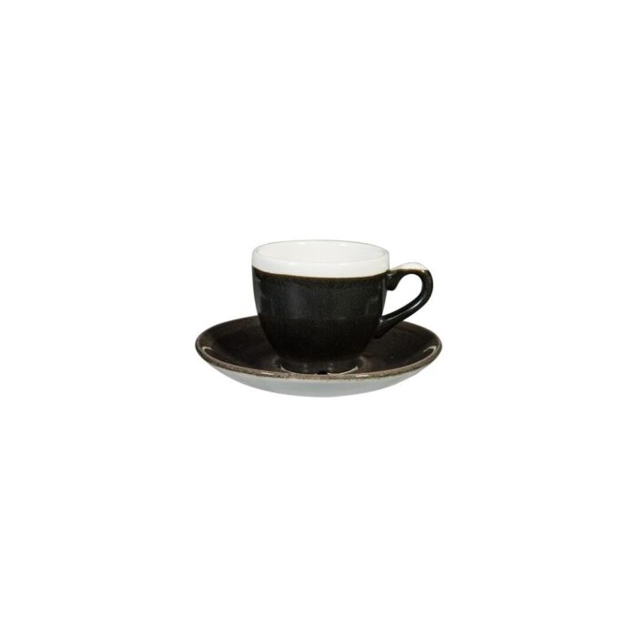 Churchill Monochrome Espresso Cup & Saucer