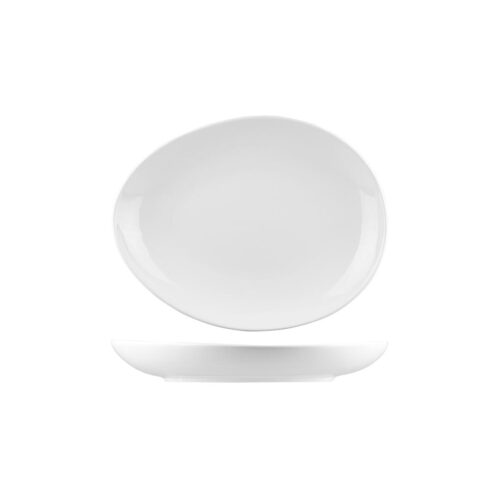 Bistro Cafe & Tableware Egg Shape Plate