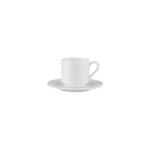 Banquet Stackable Cappuccino Cup & Saucer