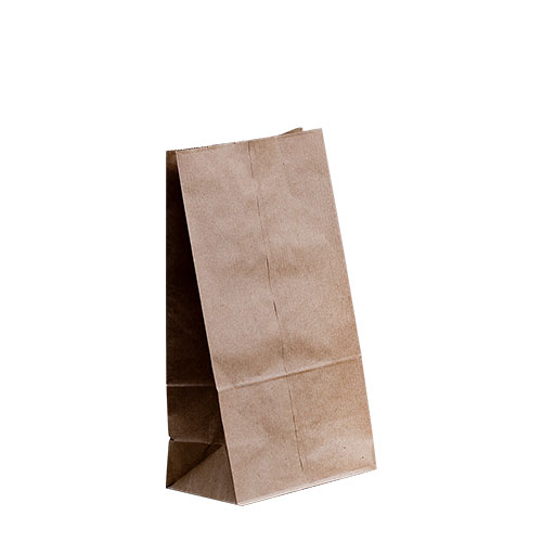 Brown SOS Blocked Bottom Paper Bag