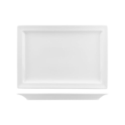 RAK Porcelain - Classic Gourmet Rectangular Plate Narrow Rim