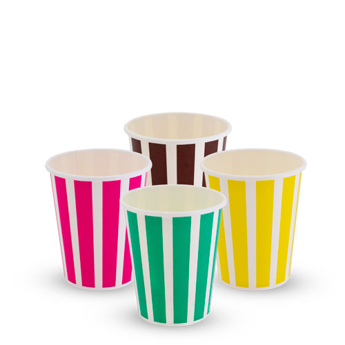 Candy Stripe Cold Drink Cups